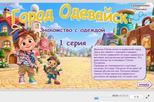 Материал «Знакомство С Одеждой № 1» — Моя речь — Одежда