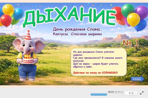 Материал «Дыхание. Кактусы» — Подготовка: Дыхание